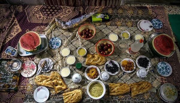 عکس سفره های افطاری زیبا