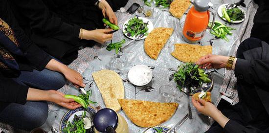 عکس سفره های افطاری زیبا
