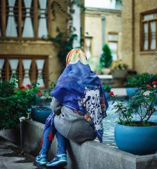 عکس پوتک با روسری
