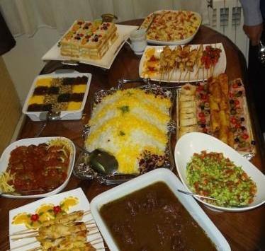 عکس تزیین سفره افطار شیک