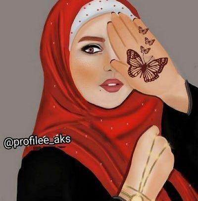 عکس خانم چادری با گل