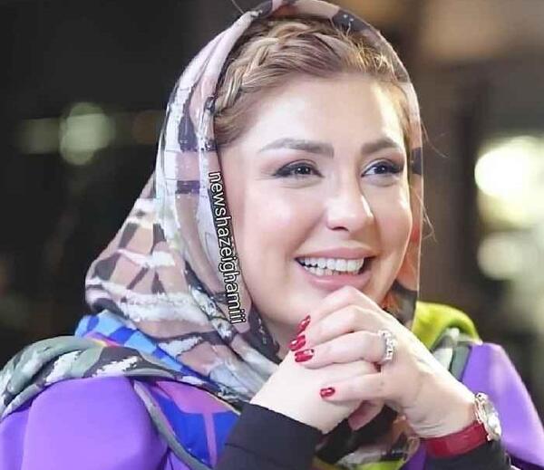 عکس نیوشا ضیغمی در آغوش همسرش
