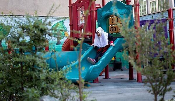 عکس سرسره دخترانه