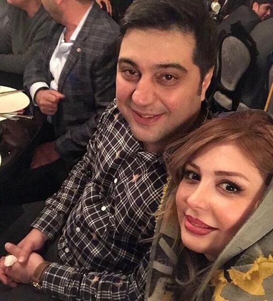 عکس نیوشا ضیغمی و همسرش