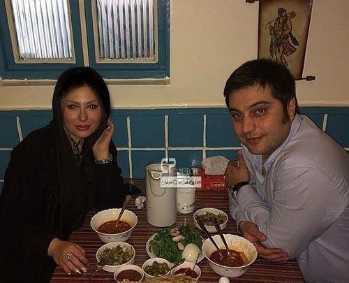 عکس نیوشا ضیغمی و همسرش