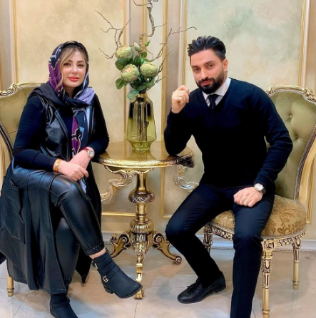 عکس نیوشا ضیغمی و همسرش