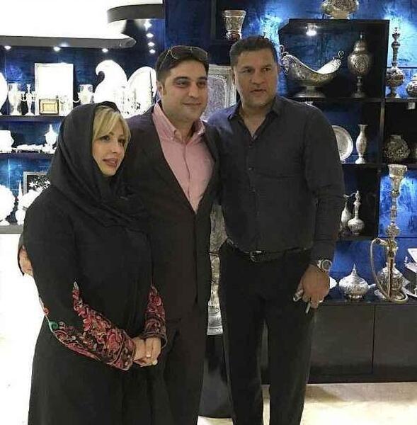 عکس نیوشا ضیغمی و همسرش