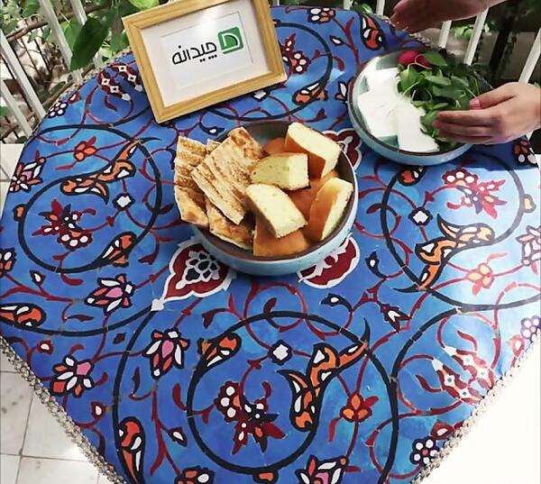 عکس سفره افطار بلوچی