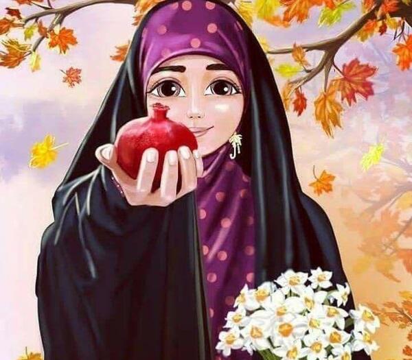 عکس دخترانه حجاب فانتزی