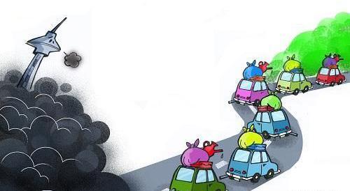 عکس تصاویر آلودگی هوا کاریکاتور