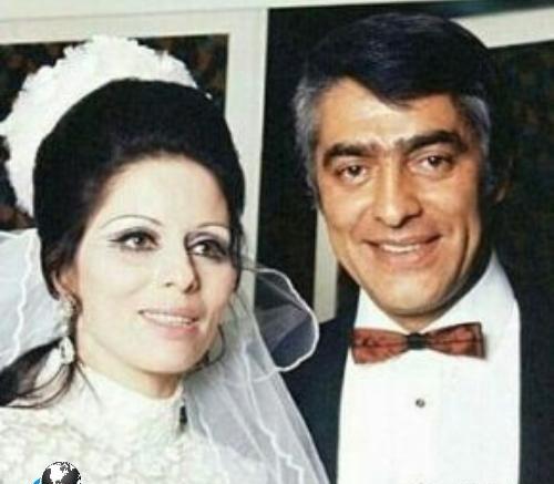 عکس معین خواننده وهمسرش