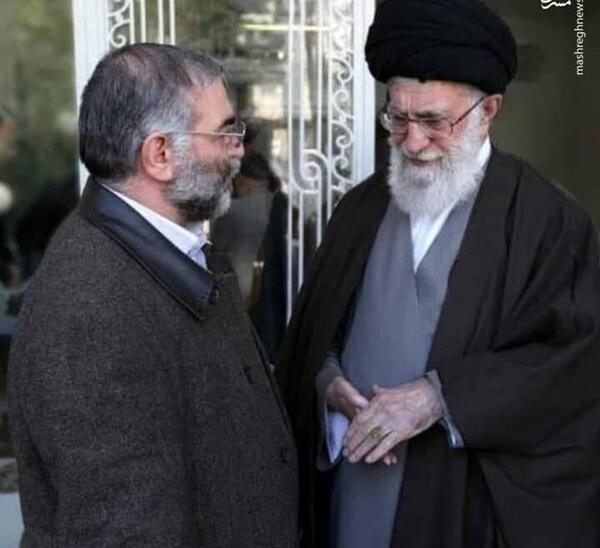 عکس حاج قاسم و شهید فخری زاده