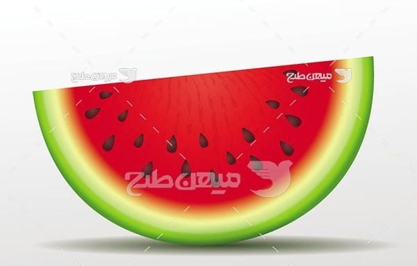 عکس هندوانه قرمز