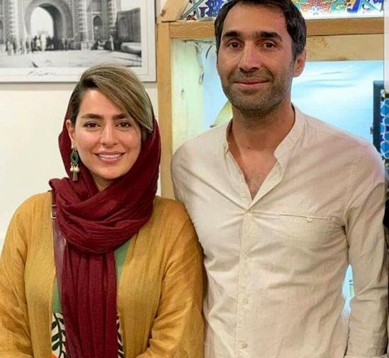 عکس محمدرضا گلزار با همسر واقعی اش
