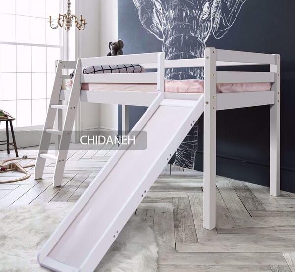 عکس تخت خواب سرسره دار دخترانه