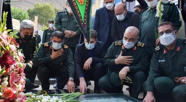 عکس قاسم سلیمانی جنازه