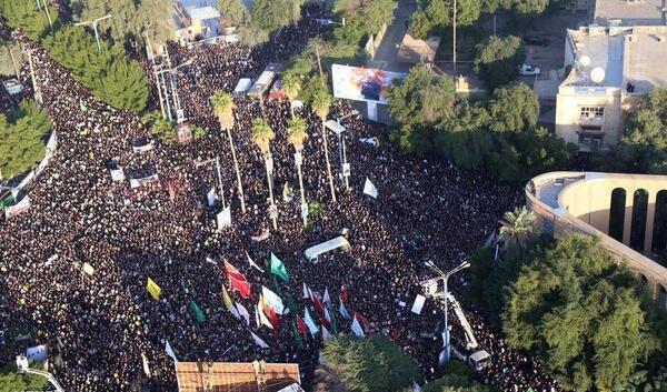 عکس قاسم سلیمانی جنازه
