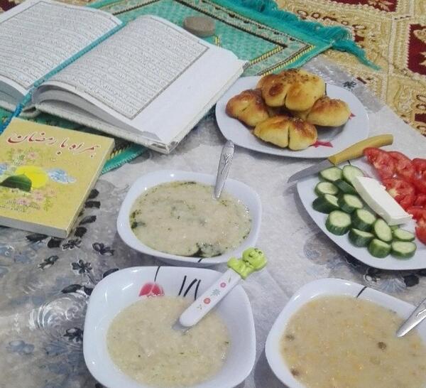 عکس سفره افطاری نی نی سایت