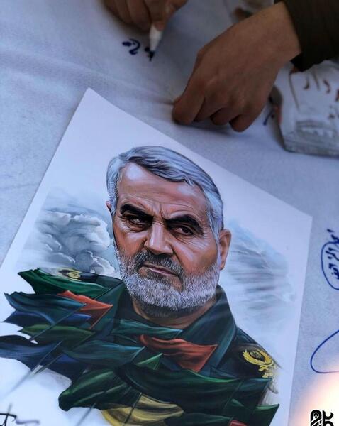 عکس از گلزار شهدا کرمان