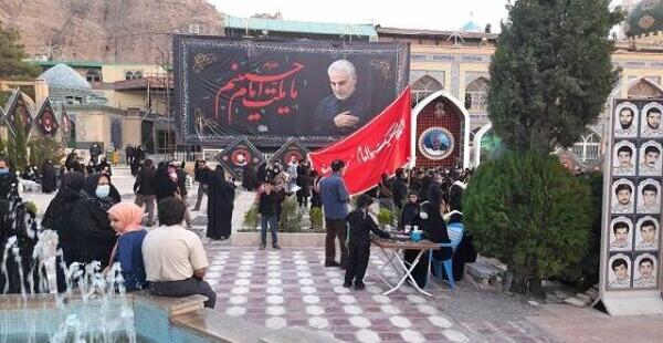 عکس از گلزار شهدا کرمان