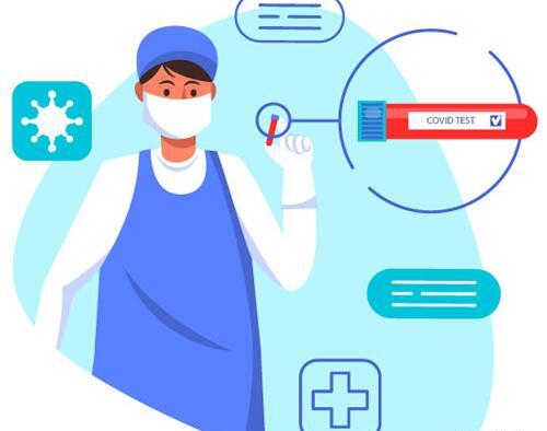عکس آزمایش کرونا مثبت