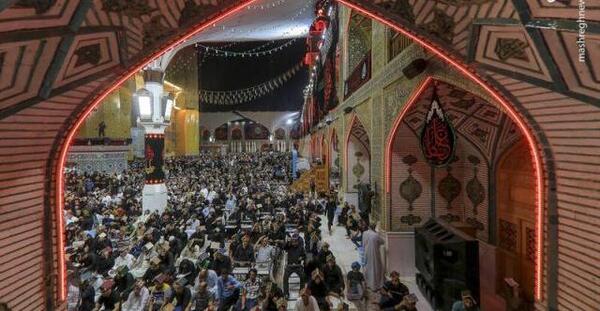 عکس شب قدر در حرم حضرت علی