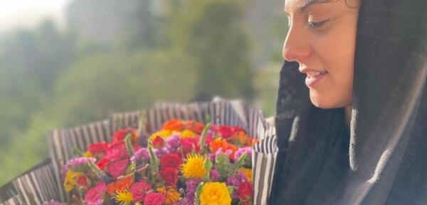عکس مهسا طهماسبی با همسرش