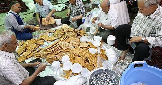 عکس سفره های افطاری