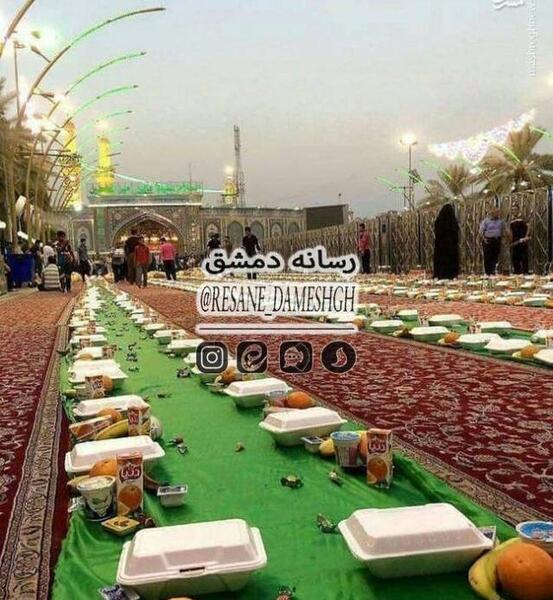 عکس سفره های افطاری