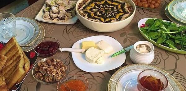 عکس سفره های افطاری