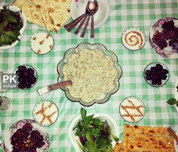 عکس بهترین غذا برای ماه رمضان