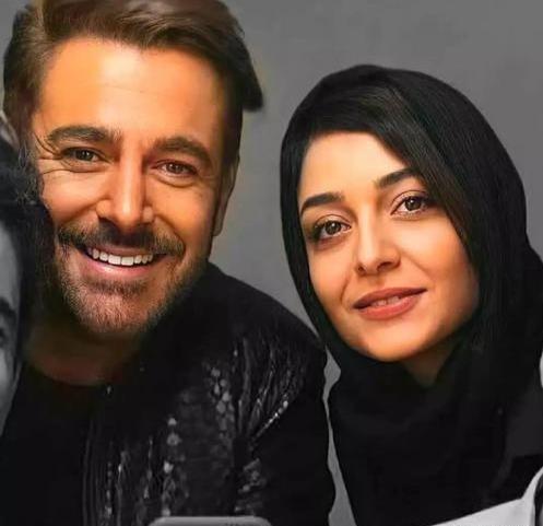 عکس محمد رضا گلزار با زنش