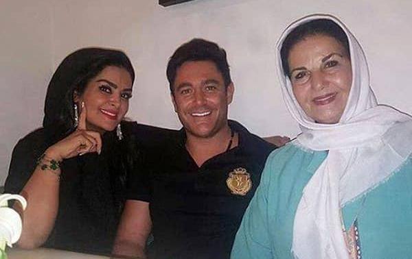 عکس محمد رضا گلزار با زنش