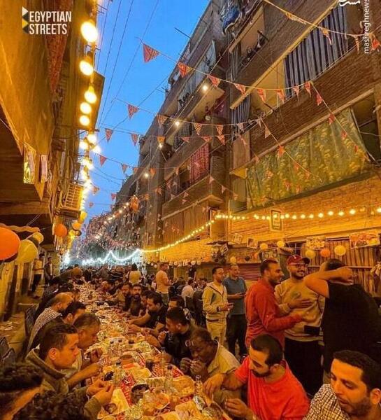 عکس سفره افطار کارتونی