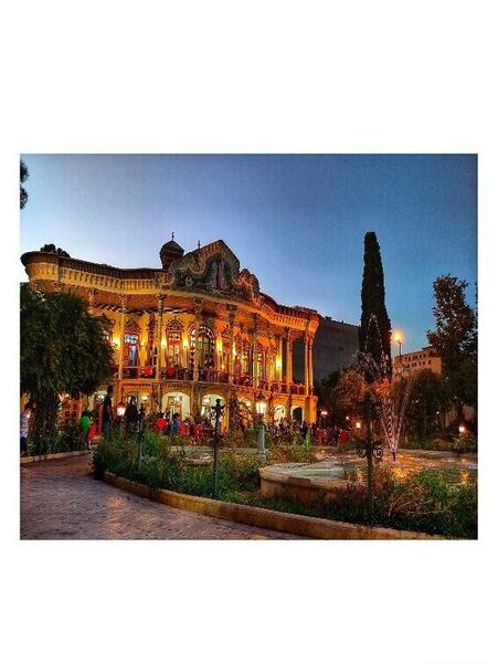 عکس داخل عمارت شاپوری