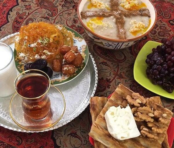 عکس طلوع ماه رمضان
