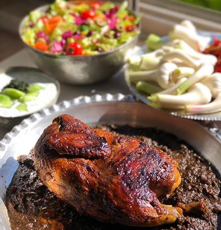 عکس سبزی مرغ ترش