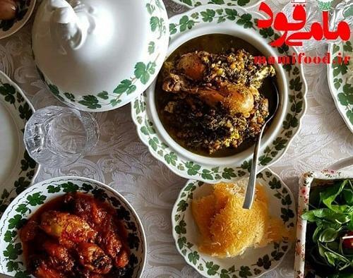 عکس سبزی مرغ ترش