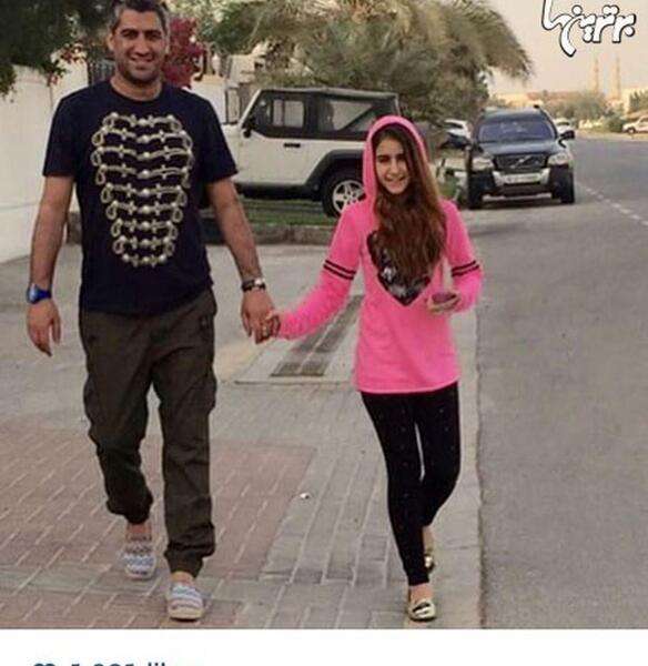 عکس گلزار با همسر فرهاد مجیدی
