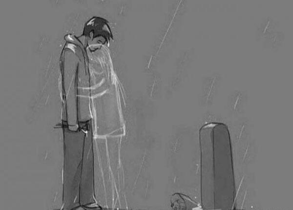 عکس دخترانه غمگین سیاه سفید