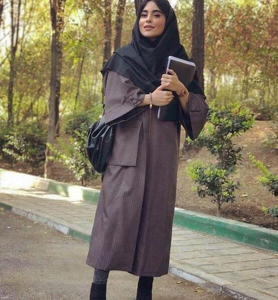 عکس مانتو شلوار جلو بسته
