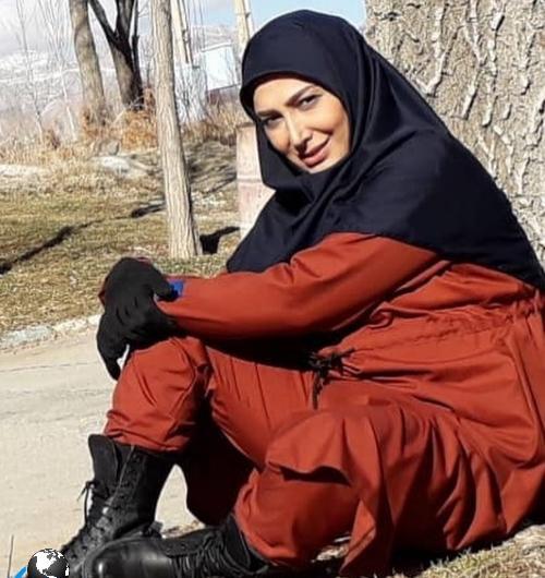 عکس مهسا در سریال خانه امن