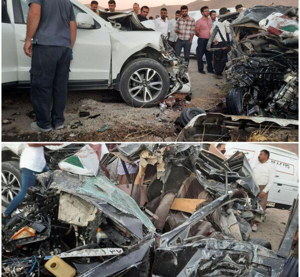 عکس تصادف سانتافه