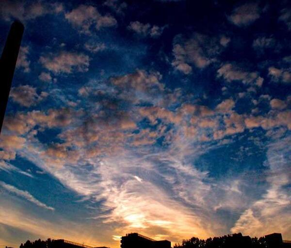 عکس آبی آسمان