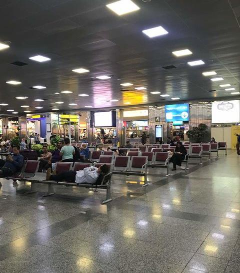 عکس داخل هواپیمای وارش
