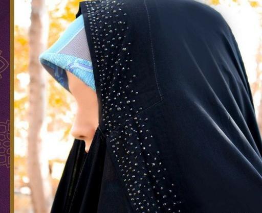 عکس چادر قجری نگین دار