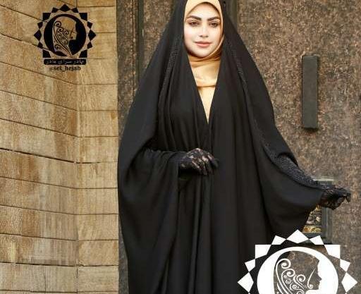 عکس چادر قجری نگین دار