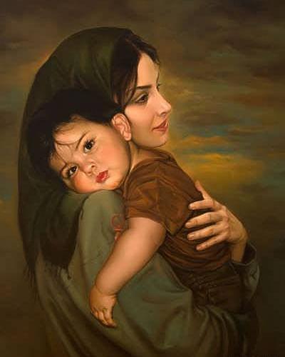 عکس نوشته زیبای مادرانه