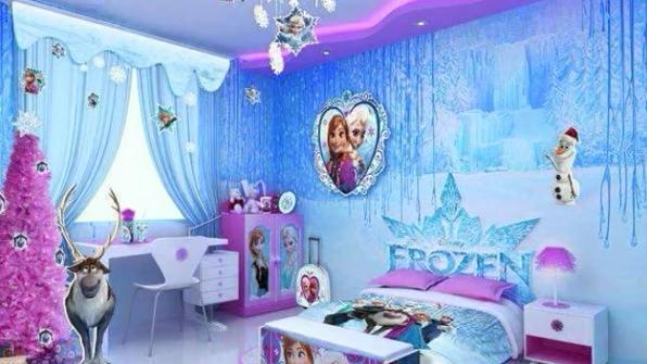 عکس اتاق خواب صورتی دخترانه