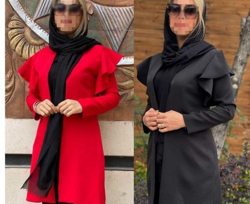 عکس مانتو مجلسی جلو باز
